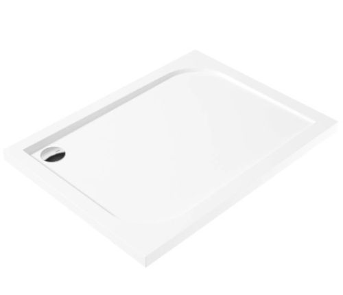 Zuhanytálca, Deante Cubic akril, szögletes zuhanytálca, fehér 100x80 KTK_046B