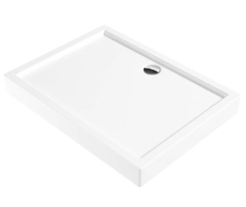 Zuhanytálca, Deante Jasmin akril, szögletes zuhanytálca, fehér 120x80 KGJ_044B