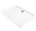 Zuhanytálca, Deante Jasmin akril, szögletes zuhanytálca, fehér 100x80 KGJ_046B