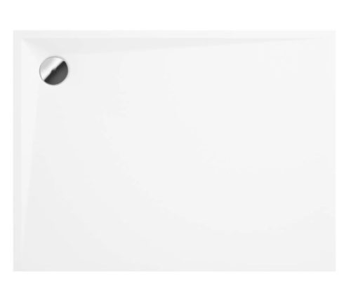 Zuhanytálca, Deante Kerria Plus akril, szögletes zuhanytálca, fehér 100x80 KTS_046B