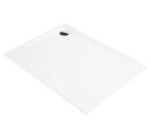 Zuhanytálca, Deante Kerria Plus akril, szögletes zuhanytálca, fehér 100x80 KTS_046B
