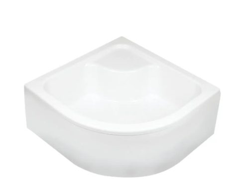 Zuhanytálca, Deante Deep akril, íves, mély zuhanytálca, fehér 90x90 KTD_041B