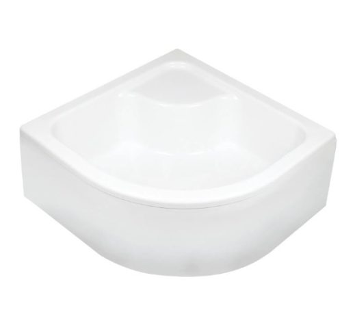 Zuhanytálca, Deante Deep akril, íves, mély zuhanytálca, fehér 90x90 KTD_041B