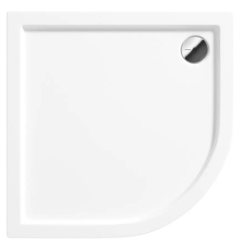 Zuhanytálca, Deante Jasmin akril, íves zuhanytálca, fehér, 90x90 KGJ_053B