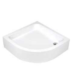   Zuhanytálca, Deante Plus II akril, íves zuhanytálca, fehér 90x90 KTU_031B