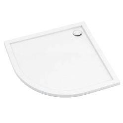   Zuhanytálca, Deante Prizma akril, íves zuhanytálca, fehér 90x90 KTJ_093B