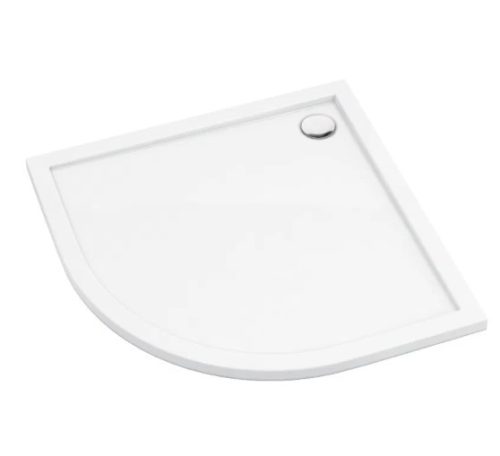 Zuhanytálca, Deante Prizma akril, íves zuhanytálca, fehér 80x80 KTJ_094B