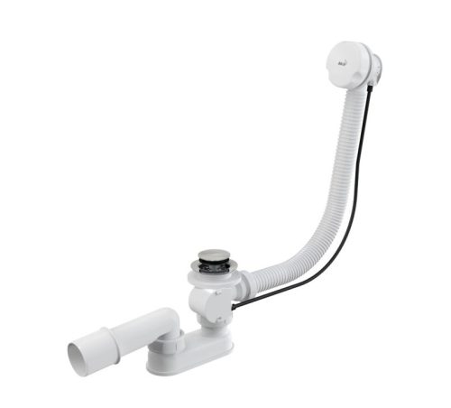 Le-és túlfolyó, Alca automata fürdőkádszifon, fehér A51B