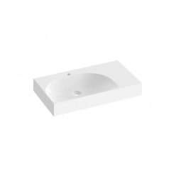  Mosdó, Ravak Lite 80x60 mosdó, túlfolyó nélkül, csaptelep furattal, jobbos XJXP1280001