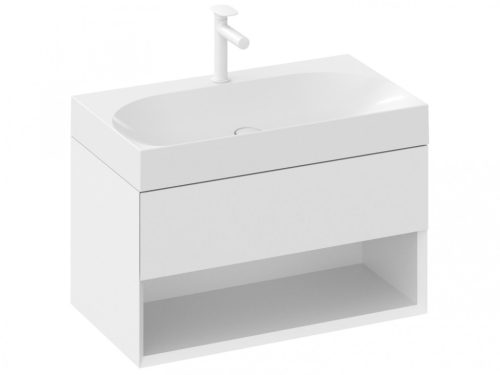 Mosdó, Ravak Lite 80 mosdó, túlfolyó nélkül, csaptelep furattal XJX01280005