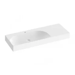   Mosdó, Ravak Lite 120x80 mosdó, túlfolyó nélkül, csaptelep furattal, jobbos XJXP1212000