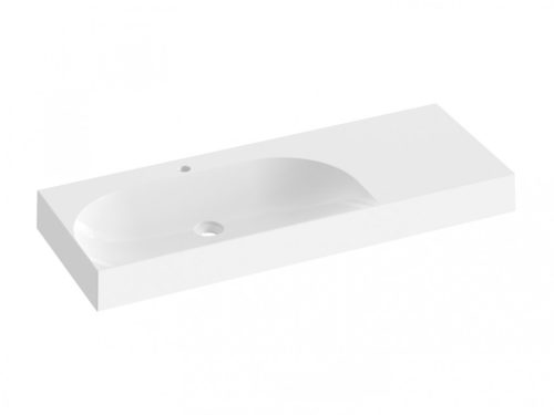 Mosdó, Ravak Lite 120x80 mosdó, túlfolyó nélkül, csaptelep furattal, jobbos XJXP1212000