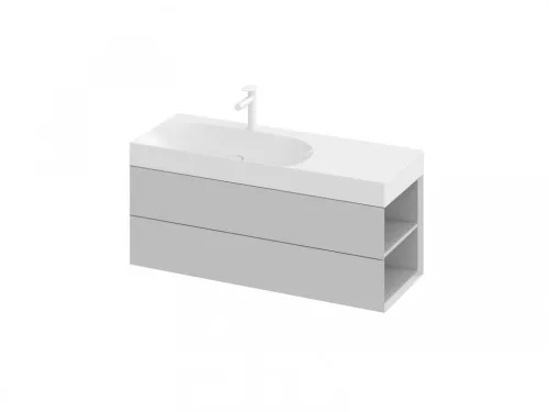 Mosdó, Ravak Lite 120x80 mosdó, túlfolyó nélkül, csaptelep furattal, jobbos XJXP1212000