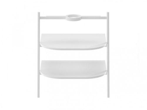 Alsó szekrény, Ravak CS Yard nyitott polcos, Yard 60 mosdó beépítéséhez, matt fehér D80000E005