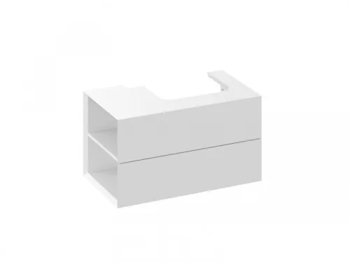 Alsó szekrény, Ravak SD Lite 80 fürdőszobai szekrény, fehér, balos X000001873