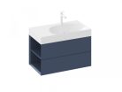 Alsó szekrény, Ravak SD Lite 80 fürdőszobai szekrény, deepsea blue, balos X000001875