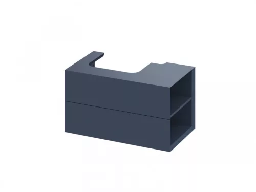 Alsó szekrény, Ravak SD Lite 80 fürdőszobai szekrény, deepsea blue, jobbos X000001887