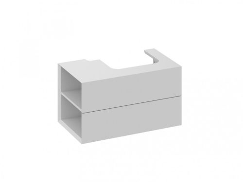 Alsó szekrény, Ravak SD Lite 80 fürdőszobai szekrény, Smoke Grey, balos X000001877