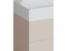 Alsó szekrény, Ravak SD Lite 80 fürdőszobai szekrény, alabaster pink, jobbos X000001890