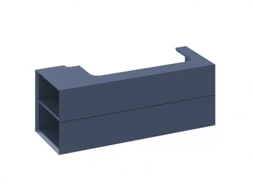 Alsó szekrény, Ravak SD Lite 120 fürdőszobai szekrény, deepsea blue, balos X000001881