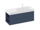 Alsó szekrény, Ravak SD Lite 120 fürdőszobai szekrény, deepsea blue, balos X000001881