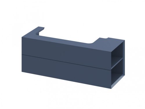 Alsó szekrény, Ravak SD Lite 120 fürdőszobai szekrény, deepsea blue, jobbos X000001893