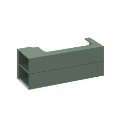   Alsó szekrény, Ravak SD Lite 120 fürdőszobai szekrény, grey green, balos X000001882