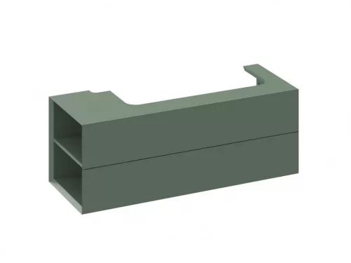 Alsó szekrény, Ravak SD Lite 120 fürdőszobai szekrény, grey green, balos X000001882