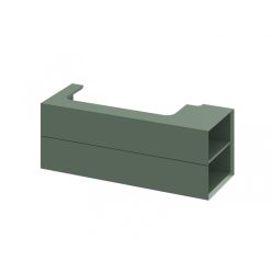   Alsó szekrény, Ravak SD Lite 120 fürdőszobai szekrény, grey green, jobbos X000001894