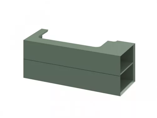 Alsó szekrény, Ravak SD Lite 120 fürdőszobai szekrény, grey green, jobbos X000001894