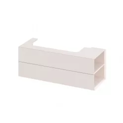   Alsó szekrény, Ravak SD Lite 120 fürdőszobai szekrény, alabaster pink, jobbos X000001896
