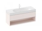 Alsó szekrény, Ravak SD Lite 120 fürdőszobai szekrény, alabaster pink X000001872