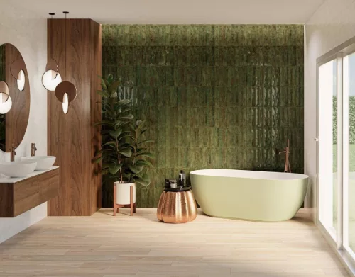 Dekorcsempe, Colorker Nuance Green Decor 29,5x59,5