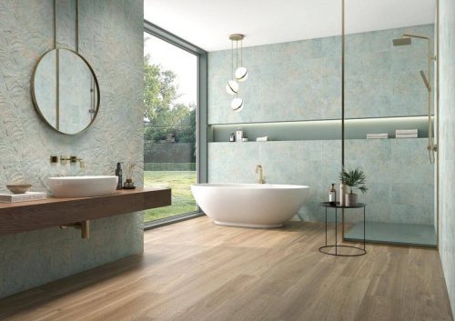 Dekorcsempe, Colorker Panamera Soul Aqua Mate 31,6X100 Ret.