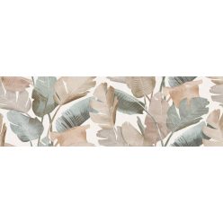 Dekorcsempe, Colorker Enya Leaves White 31,6x100