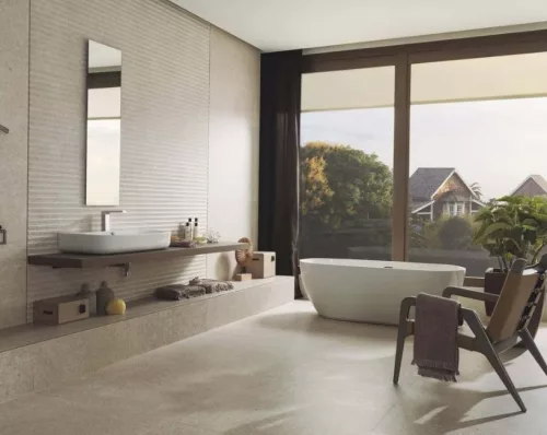 Dekorcsempe, Porcelanosa Mombasa Prada Caliza 45x120