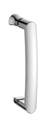 Zuhanykabin, Roltechnik Taldis íves zuhanykabin brillant profil/matt üveg, 80x80x165 N0802