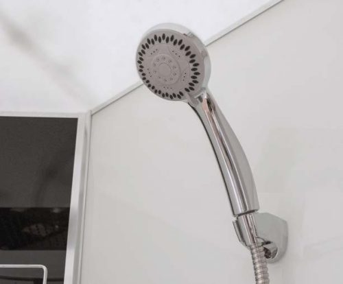 Zuhanykabin, Roltechnik Lucidus Round íves, hátfalas zuhanykabin, brillant profil 90x90