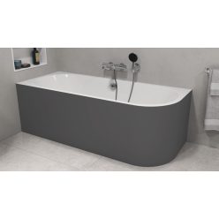   Kád, Sapho Polysan Viva L Monolith aszimmetrikus kád 170x75 fehér/carina 70119M.41