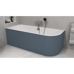   Kád, Sapho Polysan Viva L Monolith aszimmetrikus kád 170x75 fehér/siena 70119M.42