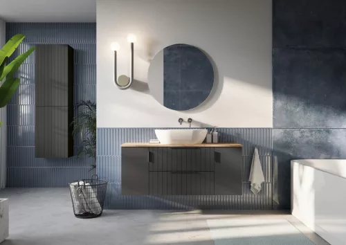 Alsó szekrény, Sapho Cirasa mosdótartó szekrény 2 fiókkal, 99,8x52x46 cm agila strip CR100-4343S