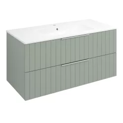   Alsó szekrény, Sapho Cirasa mosdótartó szekrény 2 fiókkal, 99,8x52x46 cm verde strip CR100-4444S
