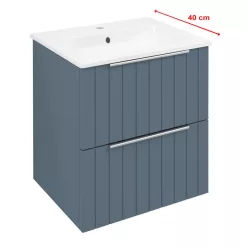   Alsó szekrény, Sapho Cirasa mosdótartó szekrény 2 fiókkal, 48x54x39 cm siena strip CR492-4242S