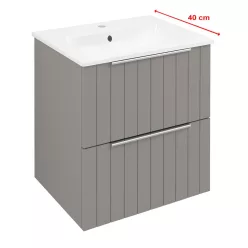   Alsó szekrény, Sapho Cirasa mosdótartó szekrény 2 fiókkal, 48x54x39 cm agila strip CR492-4343S