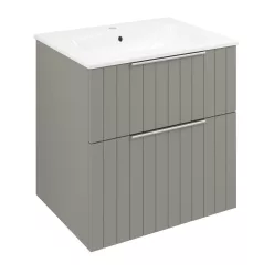   Alsó szekrény, Sapho Cirasa mosdótartó szekrény 2 fiókkal, 59,2x64x46 cm agila strip CR601-4343S