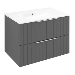   Alsó szekrény, Sapho Cirasa mosdótartó szekrény 2 fiókkal, 69,8x52x46 cm carina strip CR701-4141S