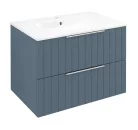 Alsó szekrény, Sapho Cirasa mosdótartó szekrény 2 fiókkal, 69,8x52x46 cm siena strip CR701-4242S