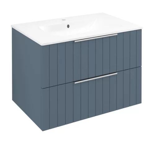 Alsó szekrény, Sapho Cirasa mosdótartó szekrény 2 fiókkal, 69,8x52x46 cm siena strip CR701-4242S