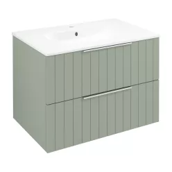   Alsó szekrény, Sapho Cirasa mosdótartó szekrény 2 fiókkal, 69,8x52x46 cm verde strip CR701-4444S