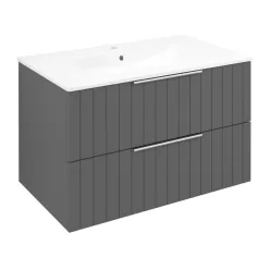   Alsó szekrény, Sapho Cirasa mosdótartó szekrény 2 fiókkal, 79,8x52x46 cm carina strip CR801-4141S